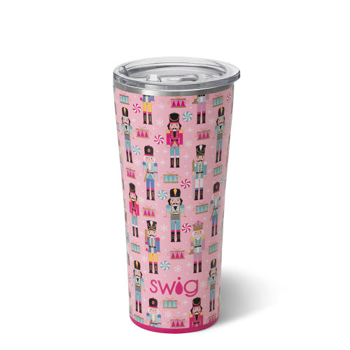 New NUTCRACKER SWIG Tumbler 22 oz SOLD OUT Pink Holiday Travel Cup