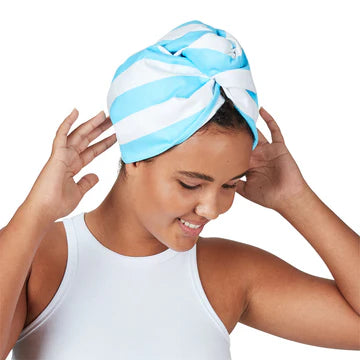 Hair Wraps - SUEDE Tulum Blue - One Size