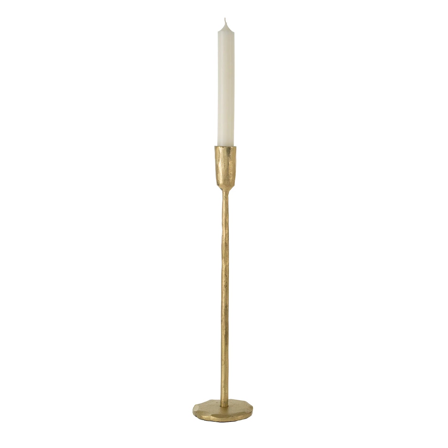 Luna Forged Candlestick - Gold