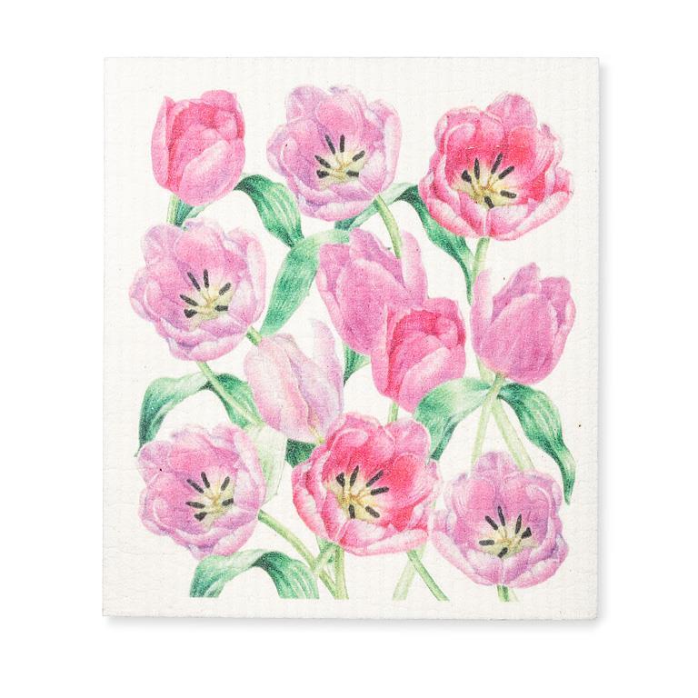 Pink Tulips Dishcloths