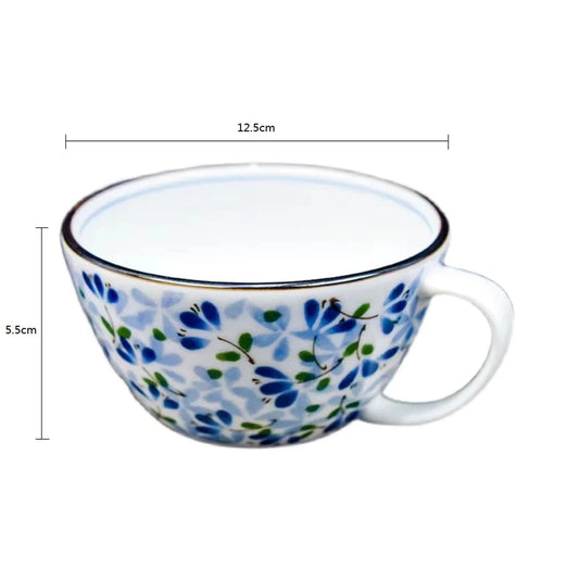 Blue Shoots Coffee Cup