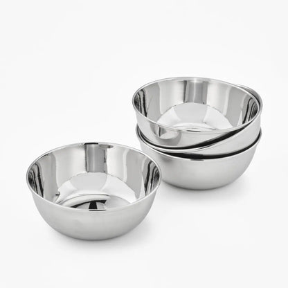 Stainless Steel Snack Bowls - Set of 4