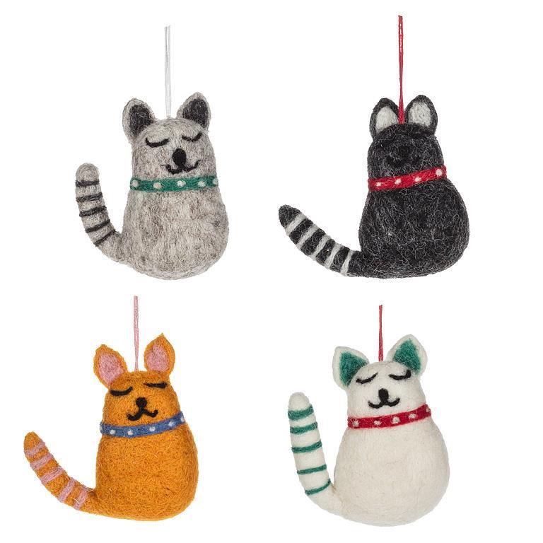 Smiling Cat Ornaments