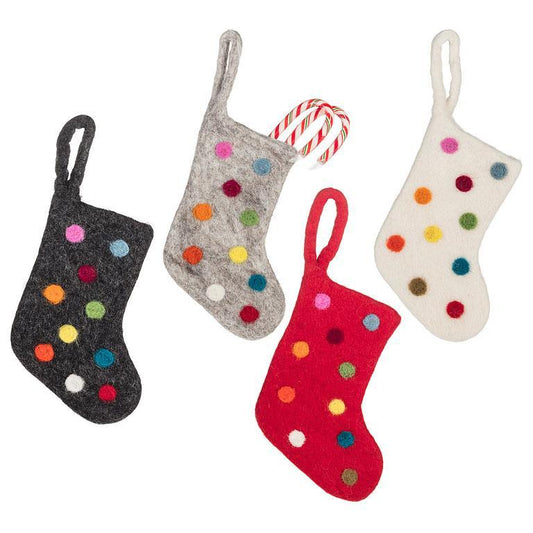 Mini Polka Dot Stocking