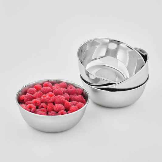 Stainless Steel Snack Bowls - Set of 4