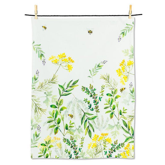 Herb Garden Kitchen Towel 20x28''L