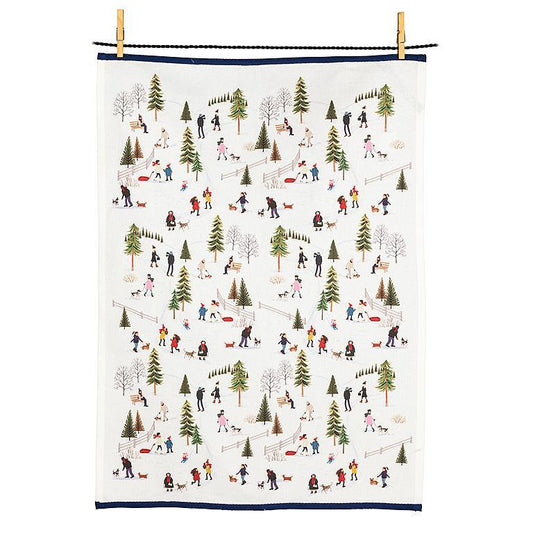 Outdoor Village Kitchen Towel