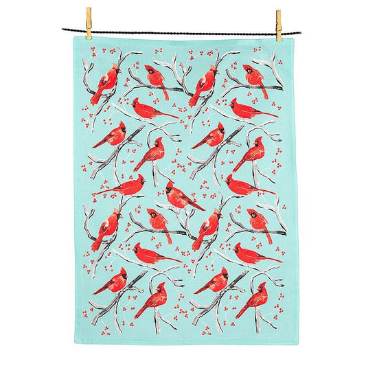 Cardinal Print Kitchen Towel