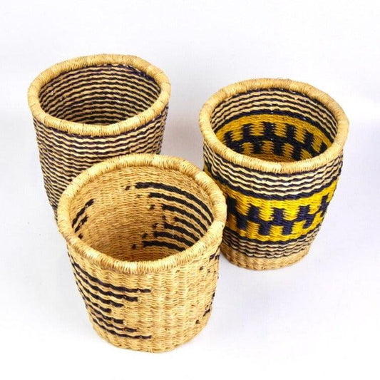 African Plant Pot Basket - deep