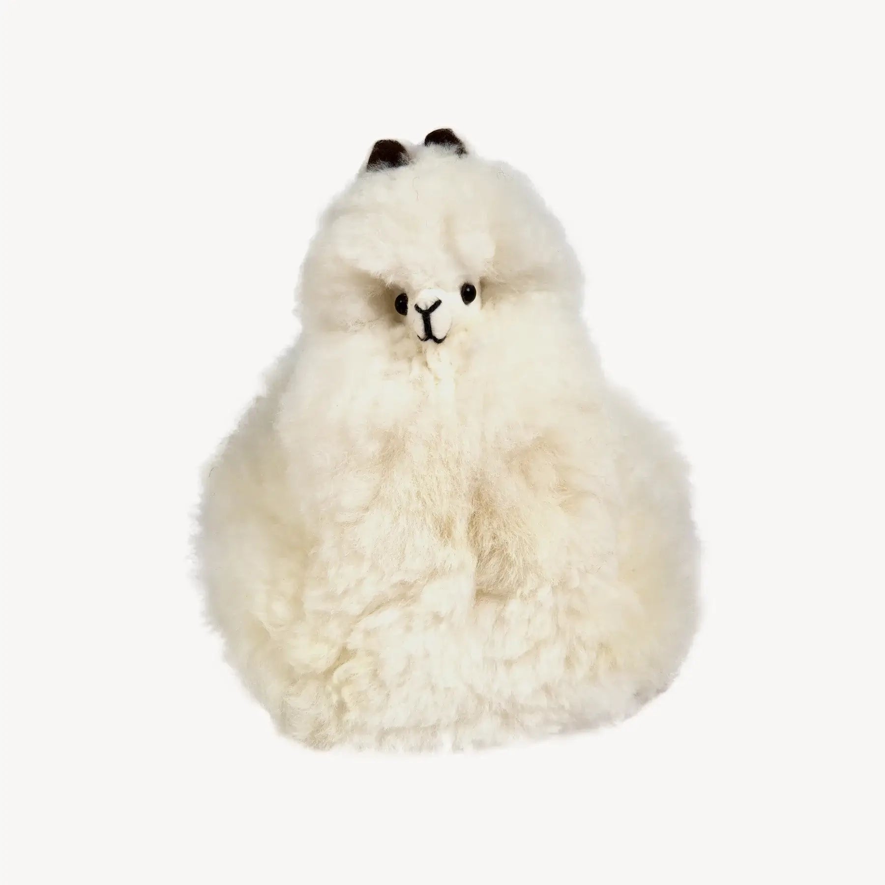 Alpaca Fur Sitting Alpaca Stuffy