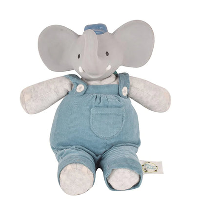 Alvin the Elephant Natural Rubber - with Teether Head Toy