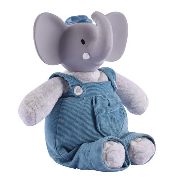 Alvin the Elephant Natural Rubber - with Teether Head Toy