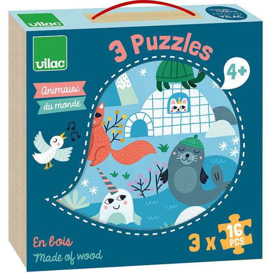 Animals of the World Puzzle by VILAC