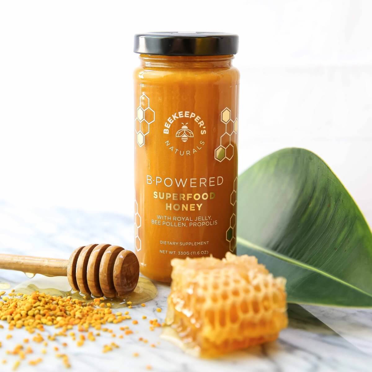 B.POWERED Superfood Honey by Beekeeper's Naturals