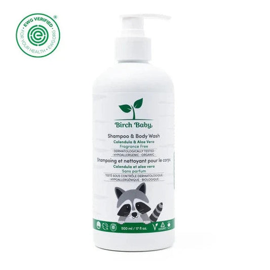 Baby Shampoo and Body Wash by Birch Babe Naturals