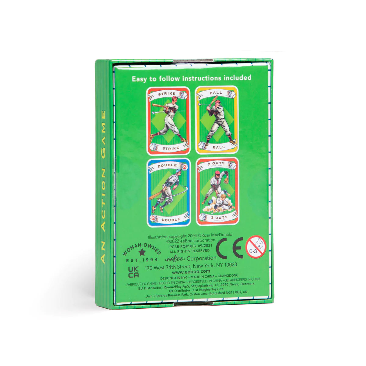 Baseball Playing Cards by eeBoo