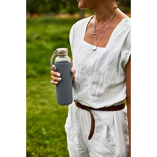 Black + Blum Glass Water Bottle - Slate