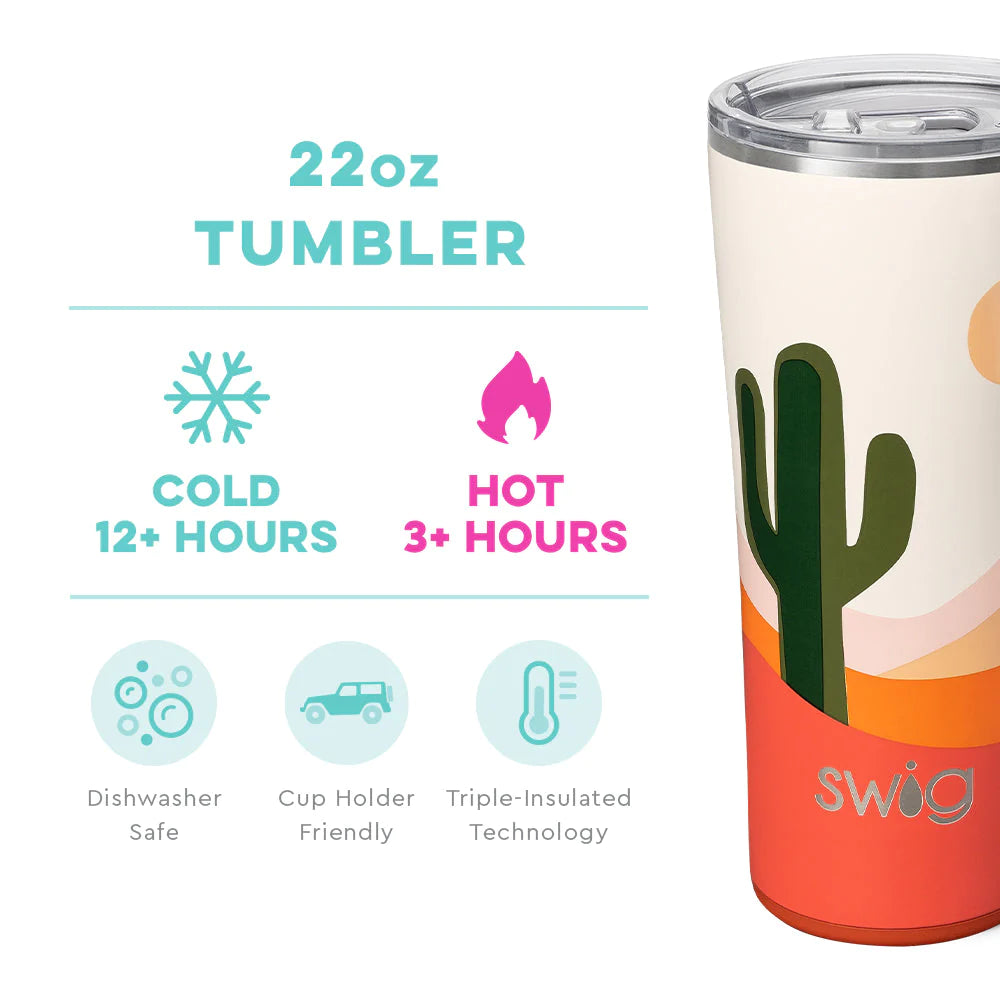 Boho Desert Tumbler (22oz) - Swig Life