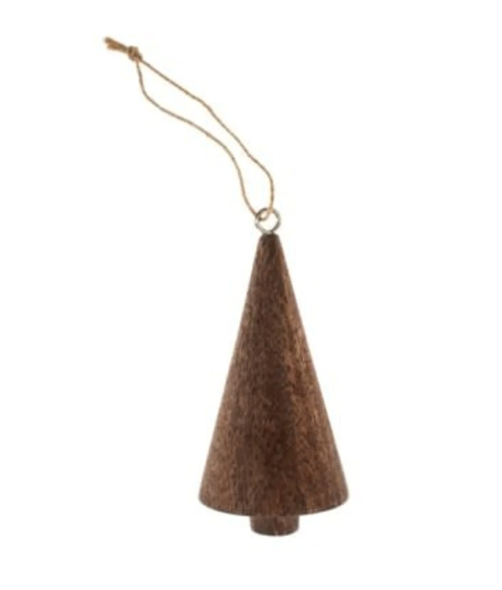 Wooden Tree Ornament Brown