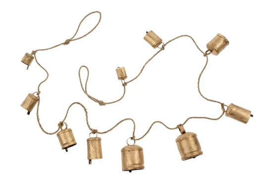 Rustic Bell Garland Small