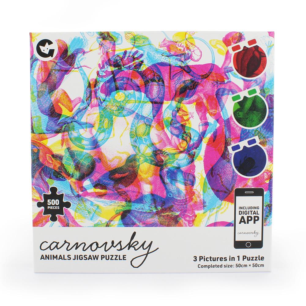 Carnovsky Animals Jigsaw Puzzle by Ginger Fox