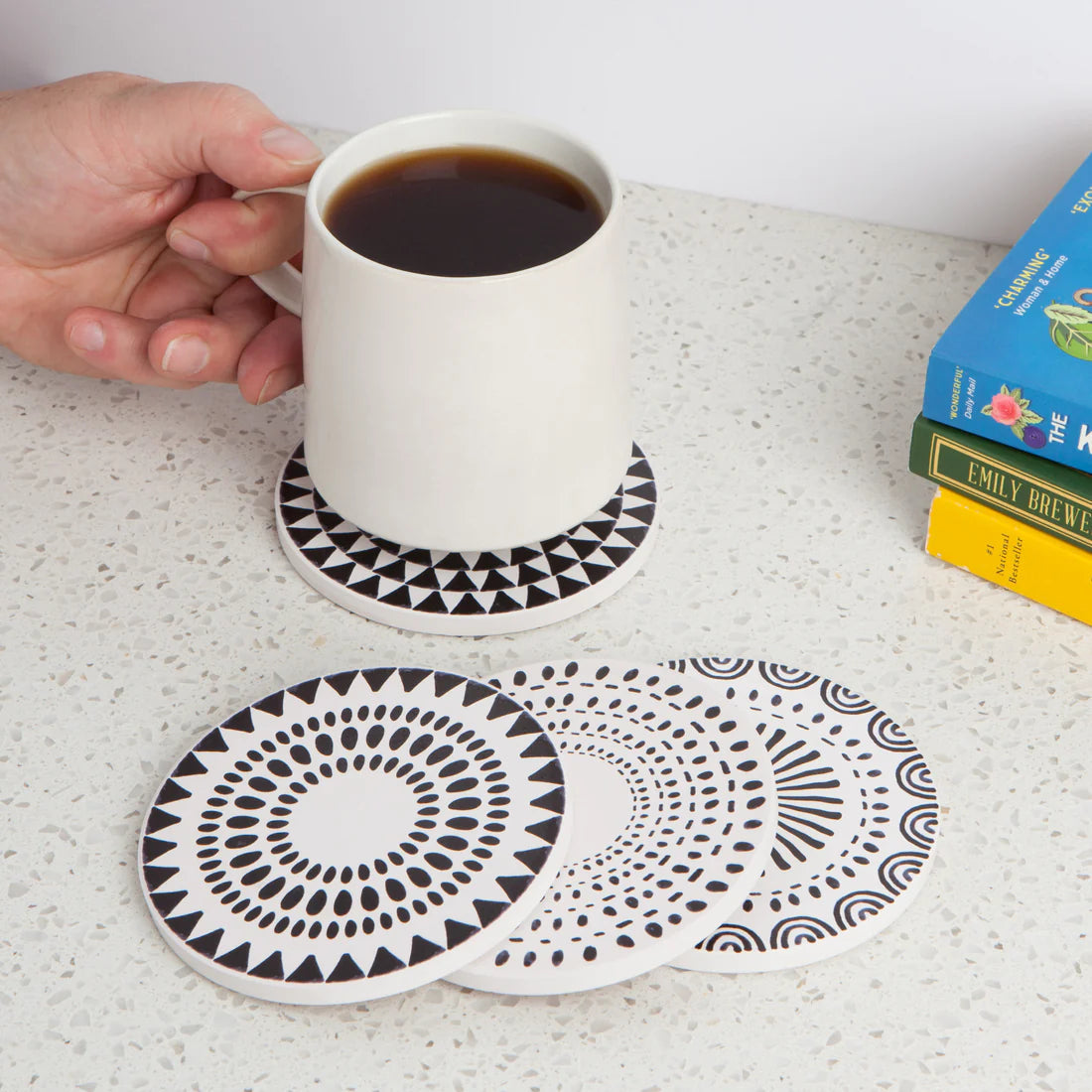 Ceramic Soak Up Coaster - Orbit