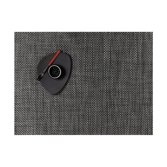 Chilewich Basketweave Table Mat - CARBON