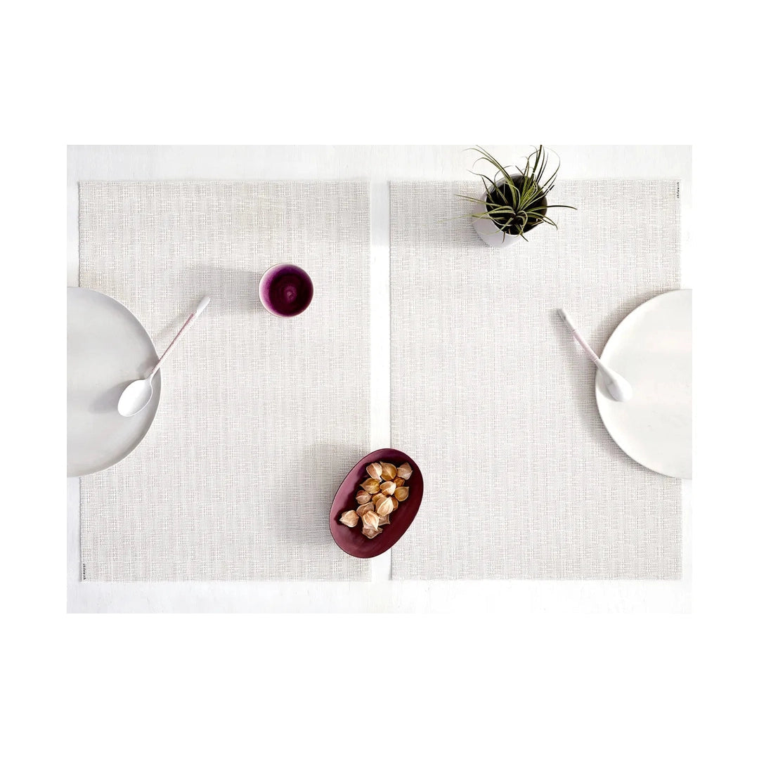 Chilewich Bay Weave Table Mat - FLAX