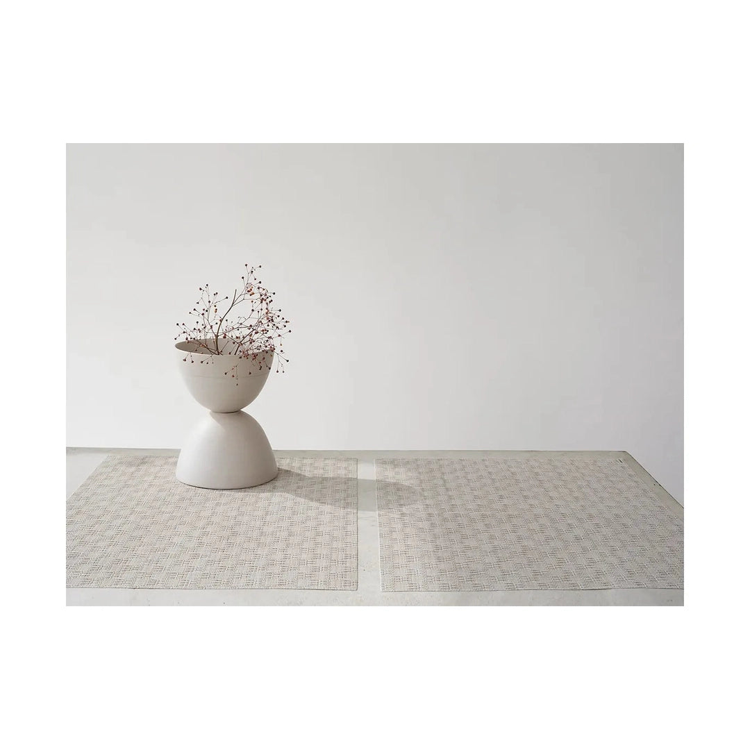 Chilewich Bay Weave Table Mat - FLAX