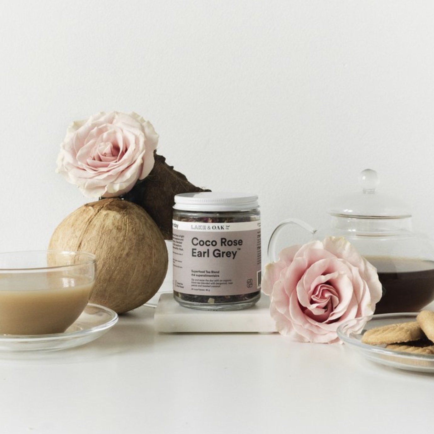 Coco Rose Earl Grey by Lake & Oak Tea Co.