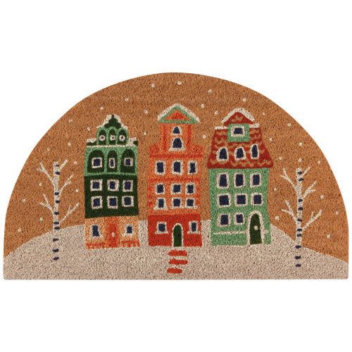 Coconut Doormat - Candy Cane Lane