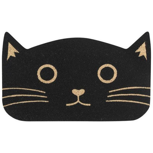 Coconut Doormat - Black Cat