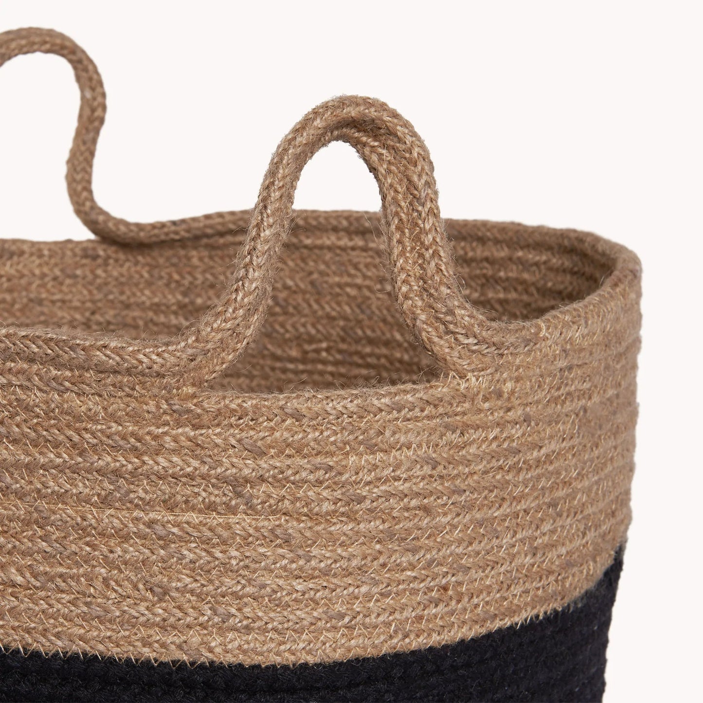 Cotton Jute Utility Basket 13x15