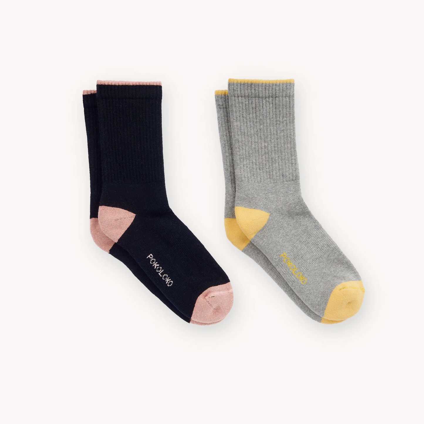 Cotton Socks - Heel Toe 2 Pack