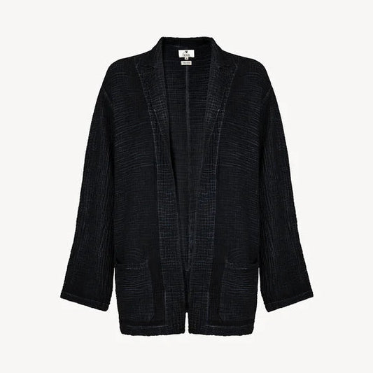 Crinkle Jacket - One Size in Black