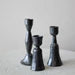 Zora Forged Candlestick - Gunmetal