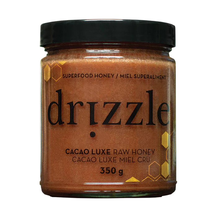 Drizzle Cacao Luxe Superfood Raw Honey 350gr