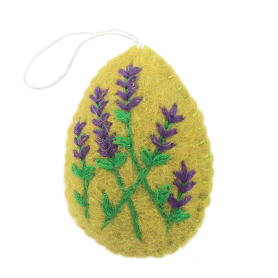 Hamro Felt Egg Ornaments