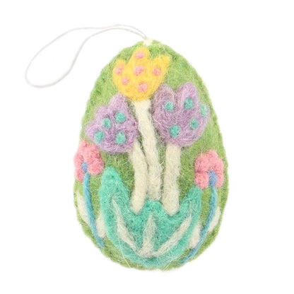 Hamro Felt Egg Ornaments