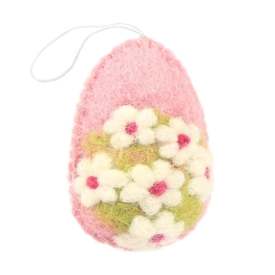 Hamro Felt Egg Ornaments