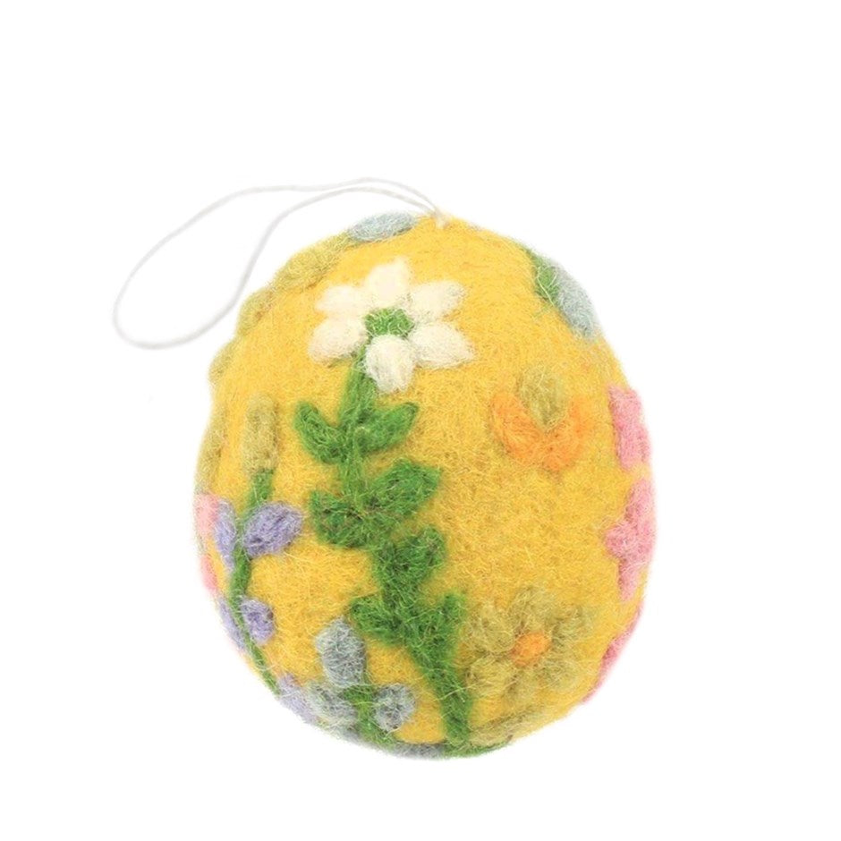 Hamro Felt Egg Ornaments