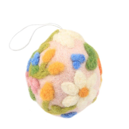 Hamro Felt Egg Ornaments