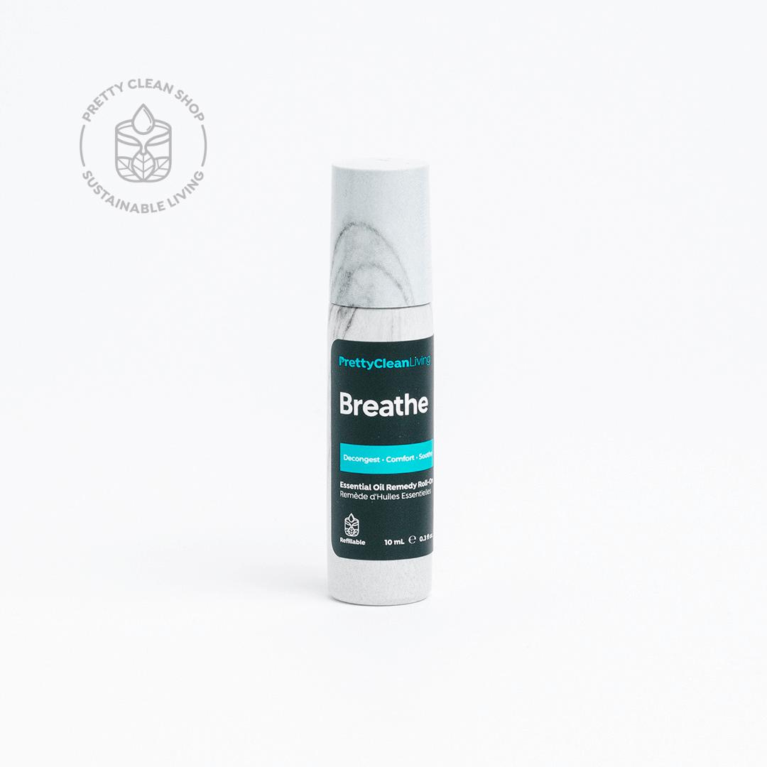 Essential Oil Roll-On Remedy - BREATHE - by Pretty Clean Shop