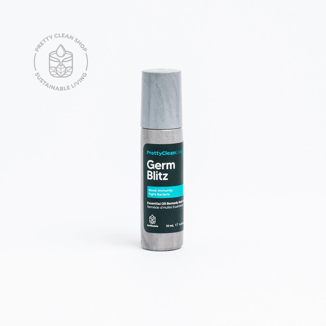 Essential Oil Roll-On Remedy - GERM BLITZ - by Pretty Clean Shop