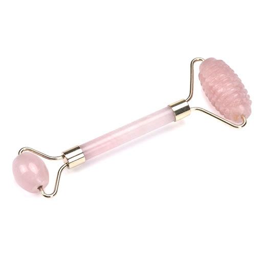 Face Roller - Studded Pink Quartz