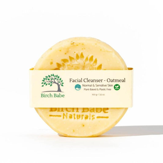 Facial Cleanser Bar - Oatmeal - by Birch Babe Naturals