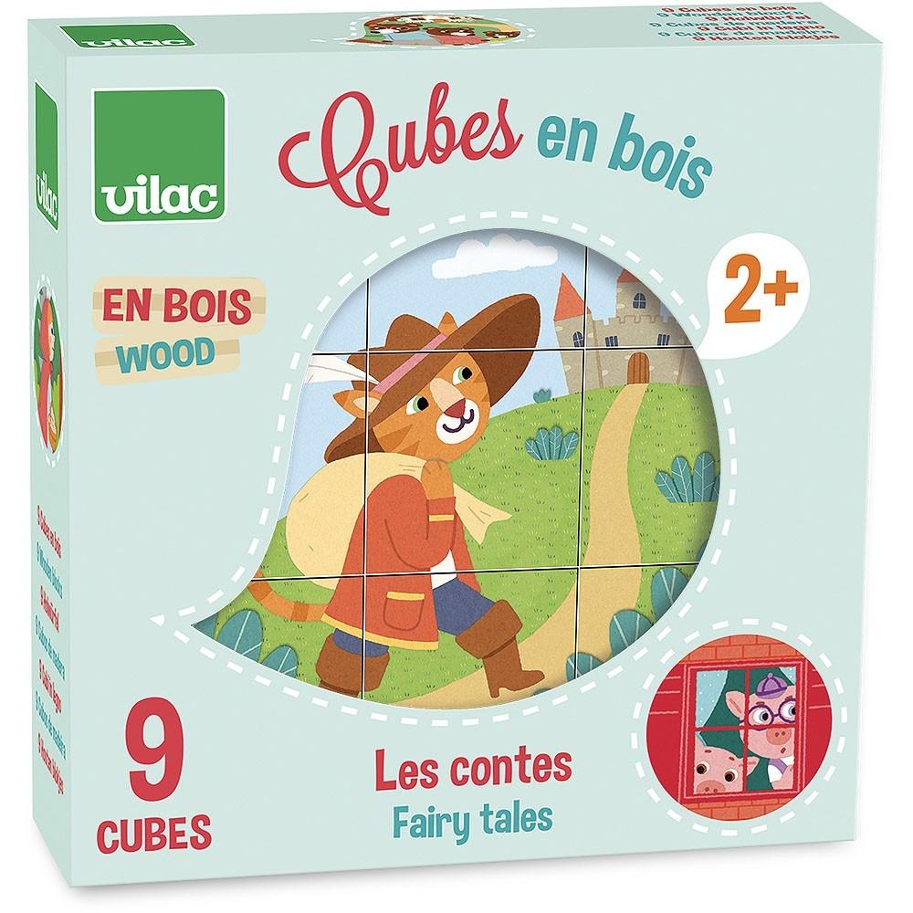 Fairy Tales Wooden Blocks by VILAC Kids Vilac Prettycleanshop