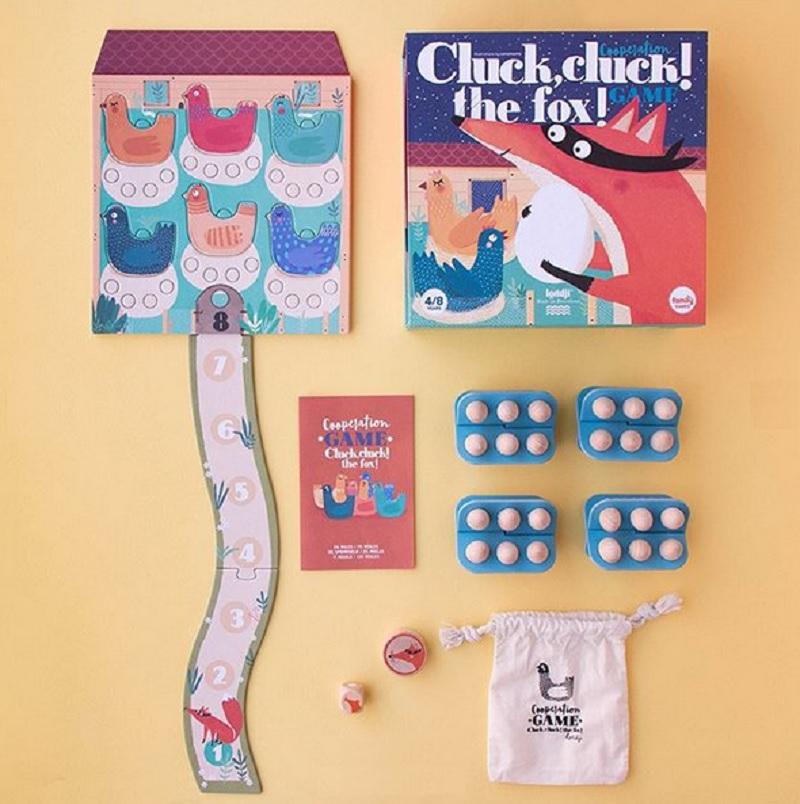 Family Board Game: Cluck, Cluck! the Fox! by LONDJI Kids Londji Prettycleanshop