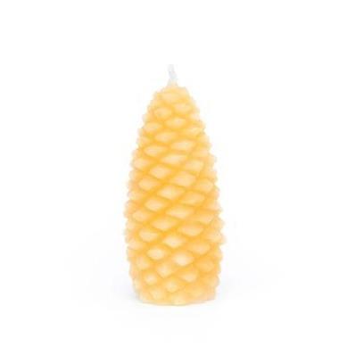 Fir Cone Beeswax Candle Holiday Beeswax works Prettycleanshop