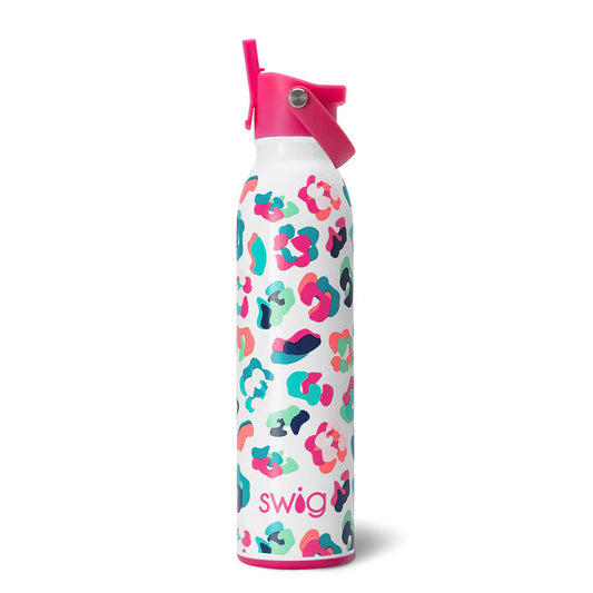 Flip Sip Water Bottle (20oz) - Party Animal - Swig Life